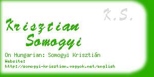 krisztian somogyi business card